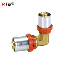 J17 4 hydraulic pipe fitting reducing elbow press fitting